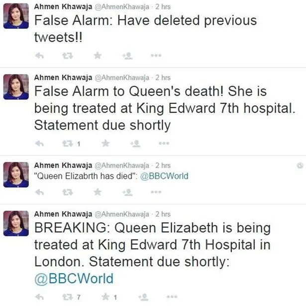 Imagem ilustrativa da imagem BBC se desculpa por tuíte sobre problema de saúde da rainha