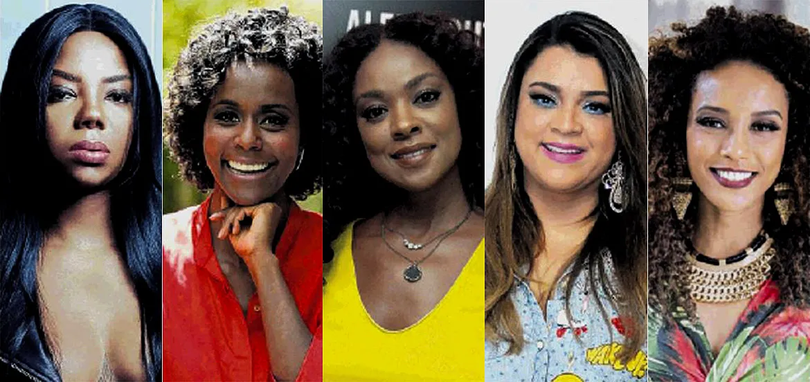 Famosa como Ludmilla, Maria Júlia Coutinho, a Maju, Cris Vianna, Preta Gil e Taís Araújo foram vítimas de racismo