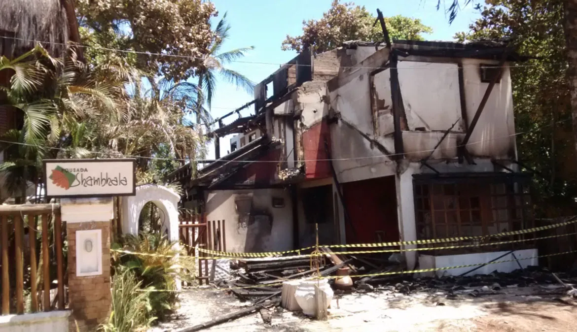 As causa do incêndio ainda é desconhecida