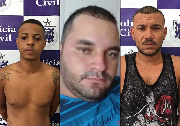 Homens foram presos na manhã desta quarta