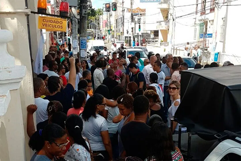 Grupo saiu da Pupileira em direção ao Hospital Santa Isabel