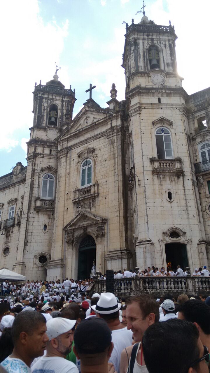 Imagem do Bonfim participa pela 1ª vez do cortejo até a Colina Sagrada