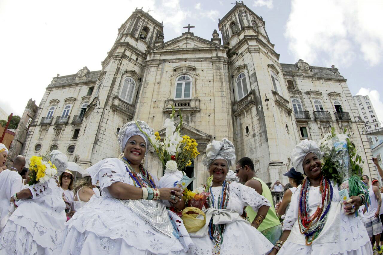 Imagem do Bonfim participa pela 1ª vez do cortejo até a Colina Sagrada
