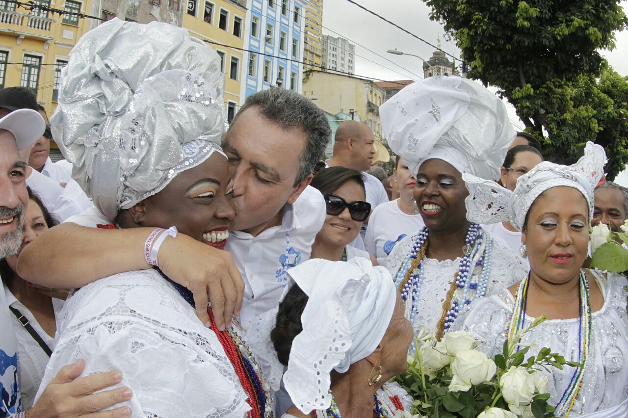 Imagem do Bonfim participa pela 1ª vez do cortejo até a Colina Sagrada