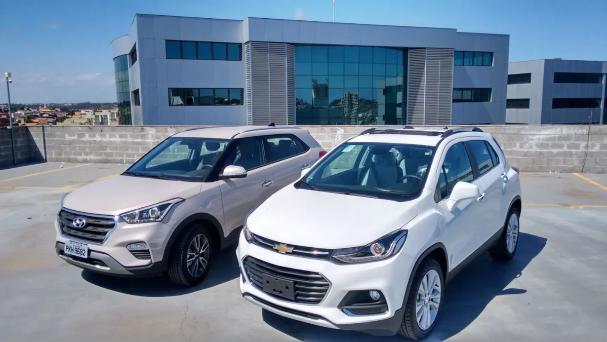 A Hyundai quer ser líder pelo visual; já a Chevrolet ousa com a conectividade