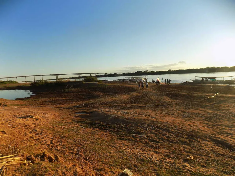 Rio São Francisco na altura da cidade de Bom jesus da Lapa