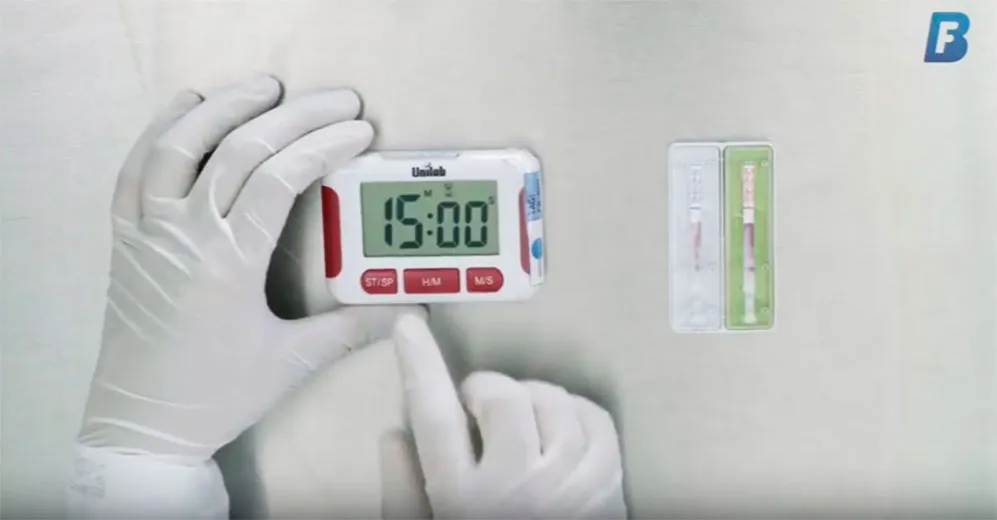 Vídeo ensina o passo-a-passo do teste