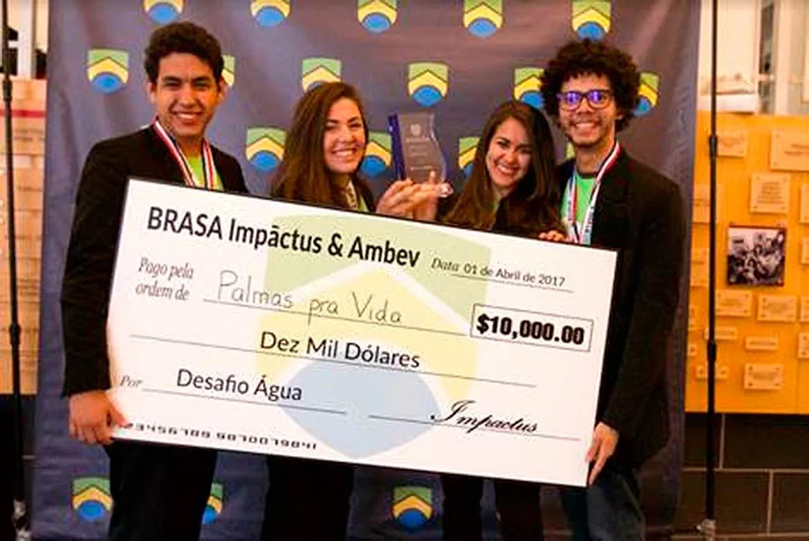 Os estudantes ganharam US$ 10 mil para desenvolverem a ideia