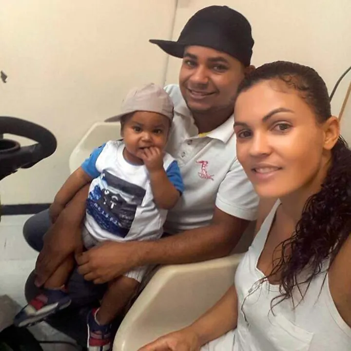 O carpinteiro José Gomes Soares luta pelo transplante do filho Samuel, de 1 ano e 4 meses