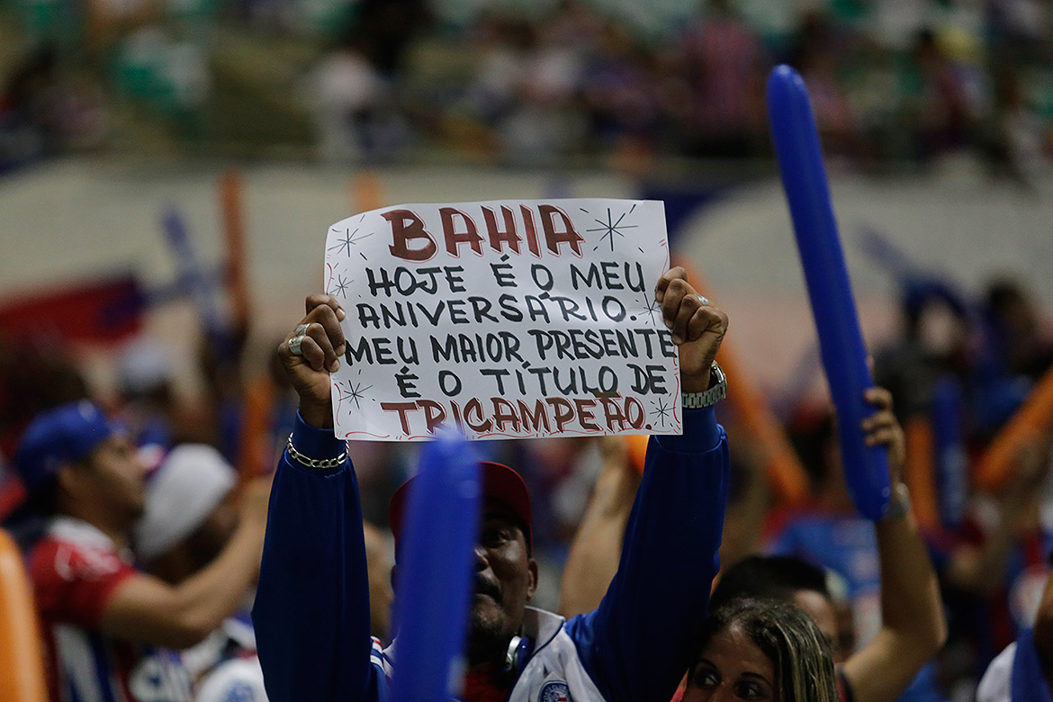 Com Fonte Nova lotada, Bahia vence Sport e é campeão da Copa do Nordeste