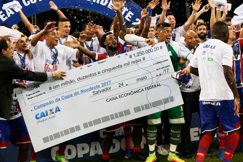 Com Fonte Nova lotada, Bahia vence Sport e é campeão da Copa do Nordeste
