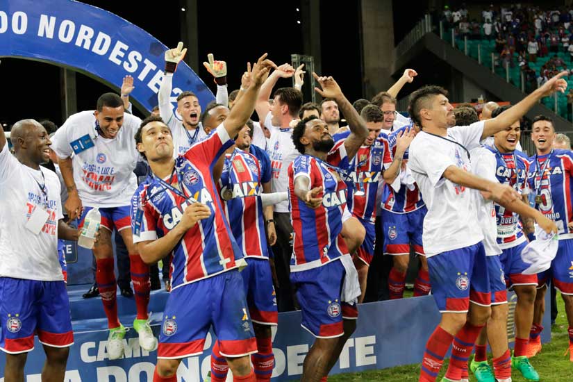 Com Fonte Nova lotada, Bahia vence Sport e é campeão da Copa do Nordeste