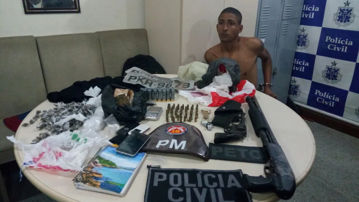 Gildásio Silva dos Santos, 23 anos, é apontado como líder do tráfico em Alto de Coutos