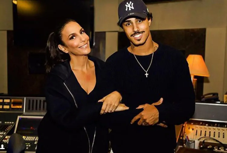 Ivete e Mc Livinho estiveram juntos na última segunda-feira, 14