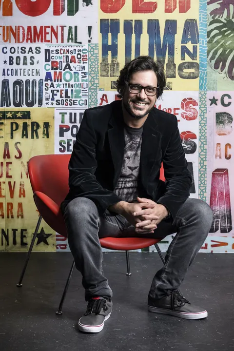 Ator Lúcio Mauro Filho, 43 anos
