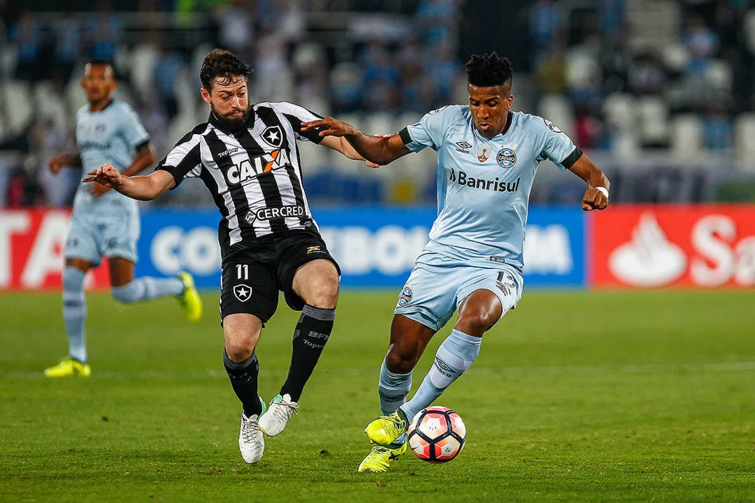 Equilíbrio deu o tom no jogo no Nilton Santos, em Bota e Grêmio