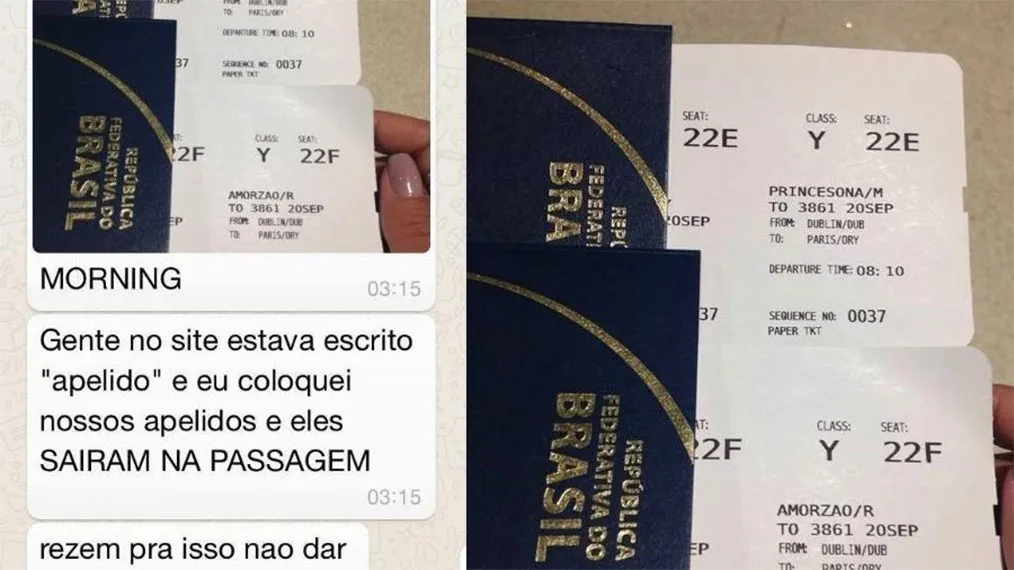 Jovem se confundiu com tradução de site de empresa aérea