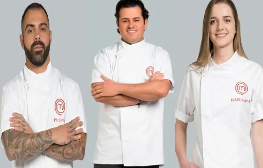 Pedro Pecego, Edney Moreira e Bárbara Cardin deixaram a competição no primeiro episódio