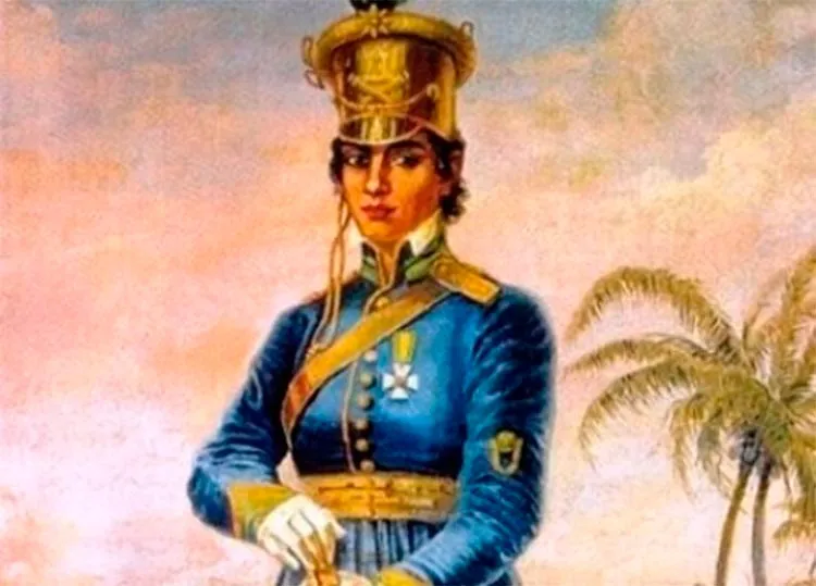 Maria Quitéria de Jesus Medeiros é um dos símbolos reverenciados