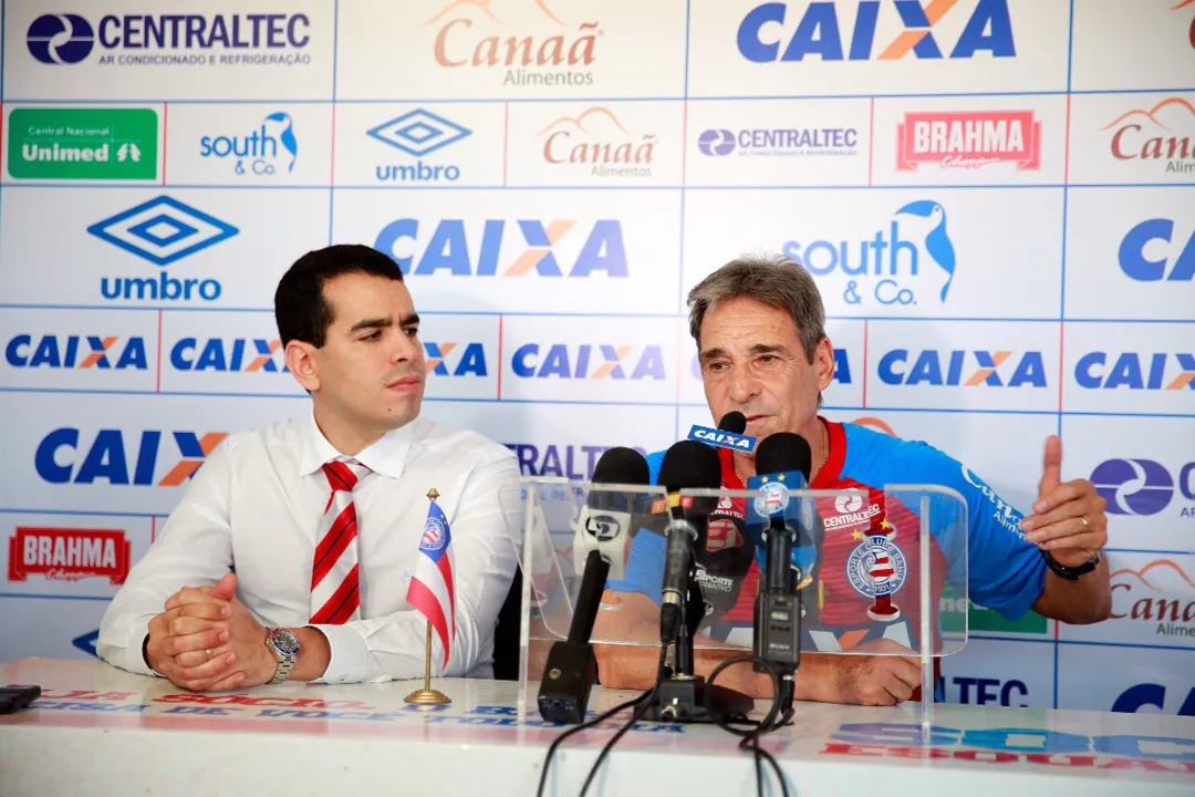 Apresentação do novo técnico do tricolor baiano