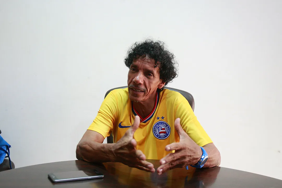 Binha, candidato a presidente pela chapa 'Bahia Campeão dos Campeões'