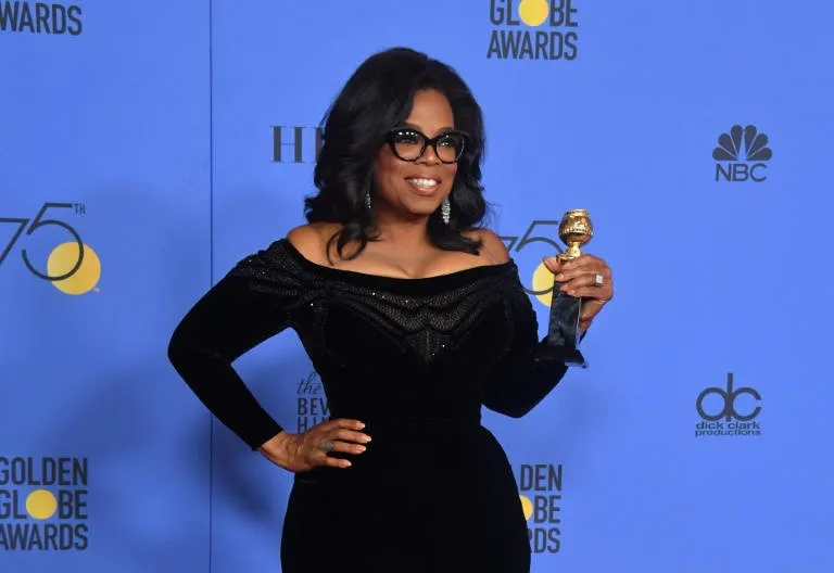 A apresentadora e atriz Oprah Winfrey foi uma das grandes homenageadas da noite