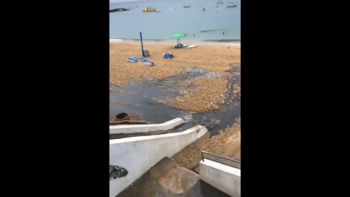Derramamento seria provocado pela drenagem da água da chuva, com sujeira e esgotos ilegais