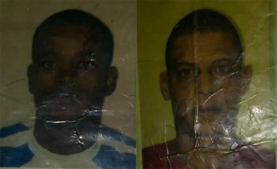 Luciano, 36 anos, e Saulo, 35 anos, foram mortos neste domingo