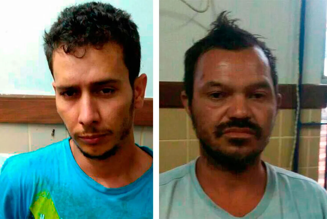 Tarciso (à direita) foi preso em Iraquara e Antônio em Novo Horizonte
