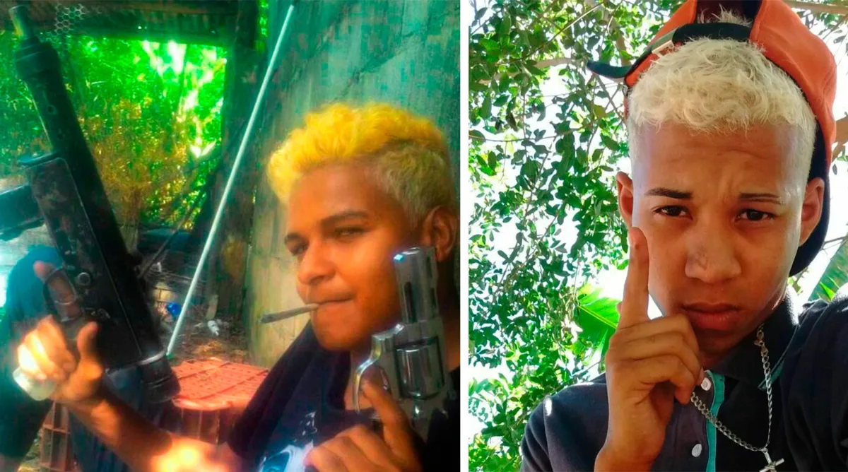 Bochecha (à esqueda) e Sherek são procurados pela polícia