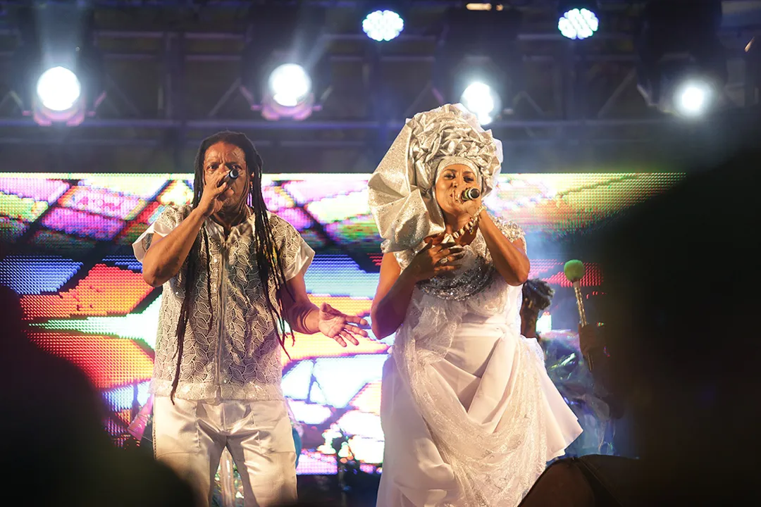 Lazinho (Olodum) e Iracema (Ilê) foram convidados de Lazzo Matumbi