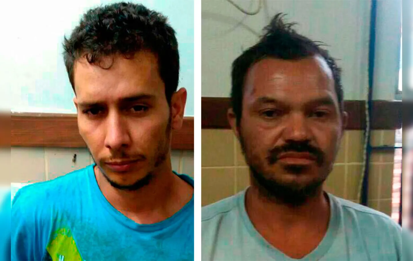 Tarciso (à direita) foi preso em Iraquara e Antônio em Novo Horizonte