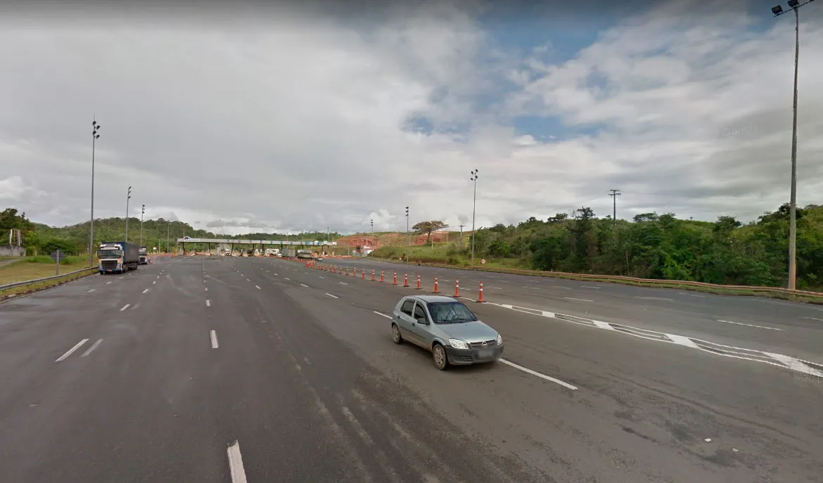 Acidente ocorreu próximo ao pedágio