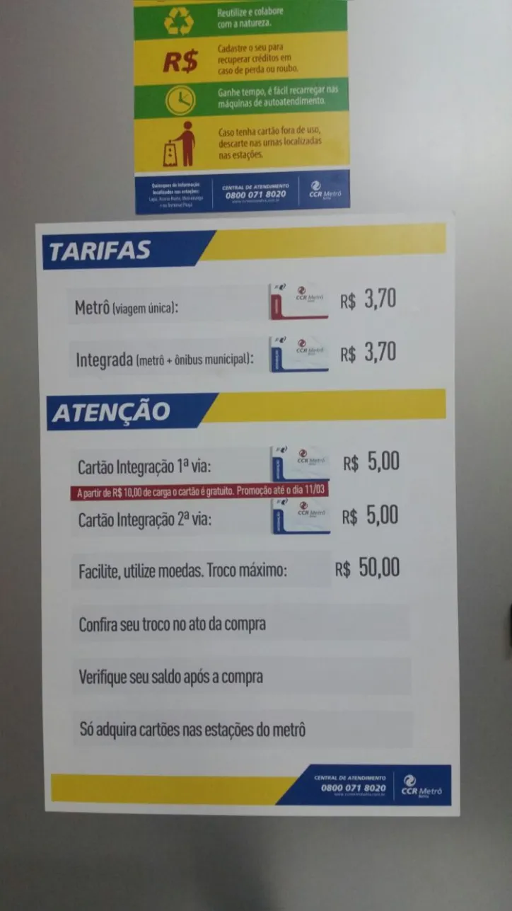 Imagem ilustrativa da imagem Cartão de integração entre ônibus e metrô será cobrado a partir de segunda