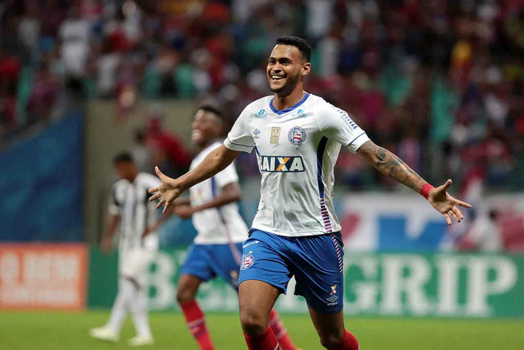 Brumado marcou contra o Santos na Arena Fonte Nova