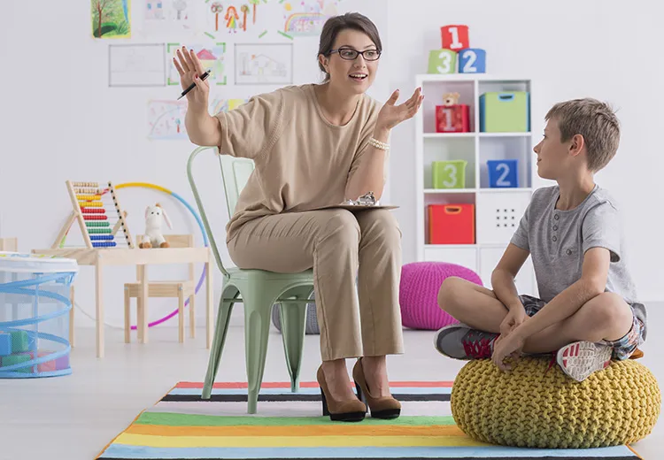 A psicologia infantil trabalha de forma lúdica com a criança