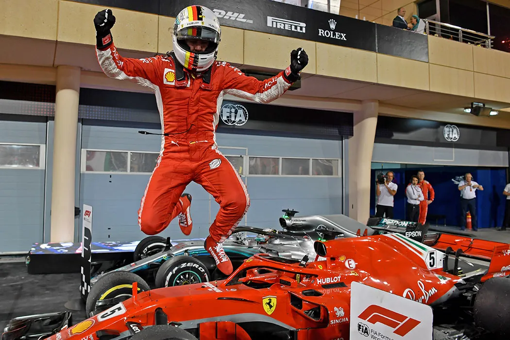 Sebastian Vettel, da Ferrari, é líder do Campeonato Mundial de Fórmula 1