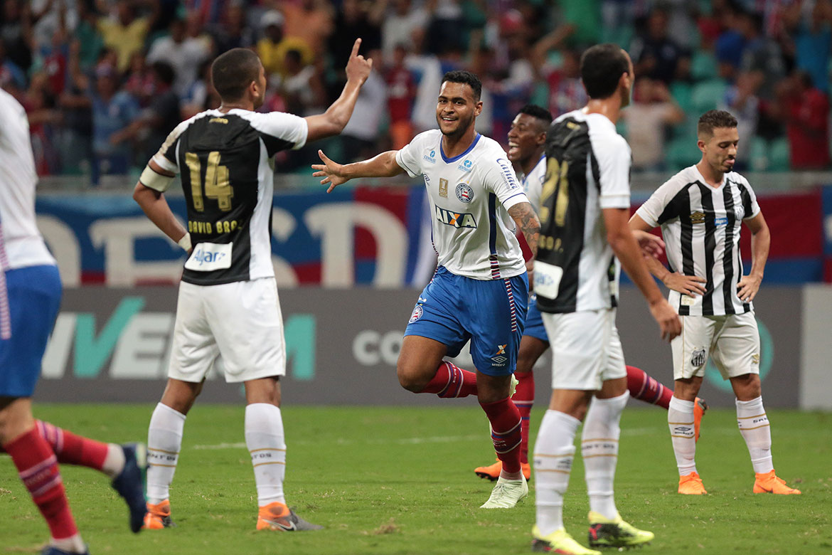Bahia vence com gol de Brumado no último minuto dos acréscimos