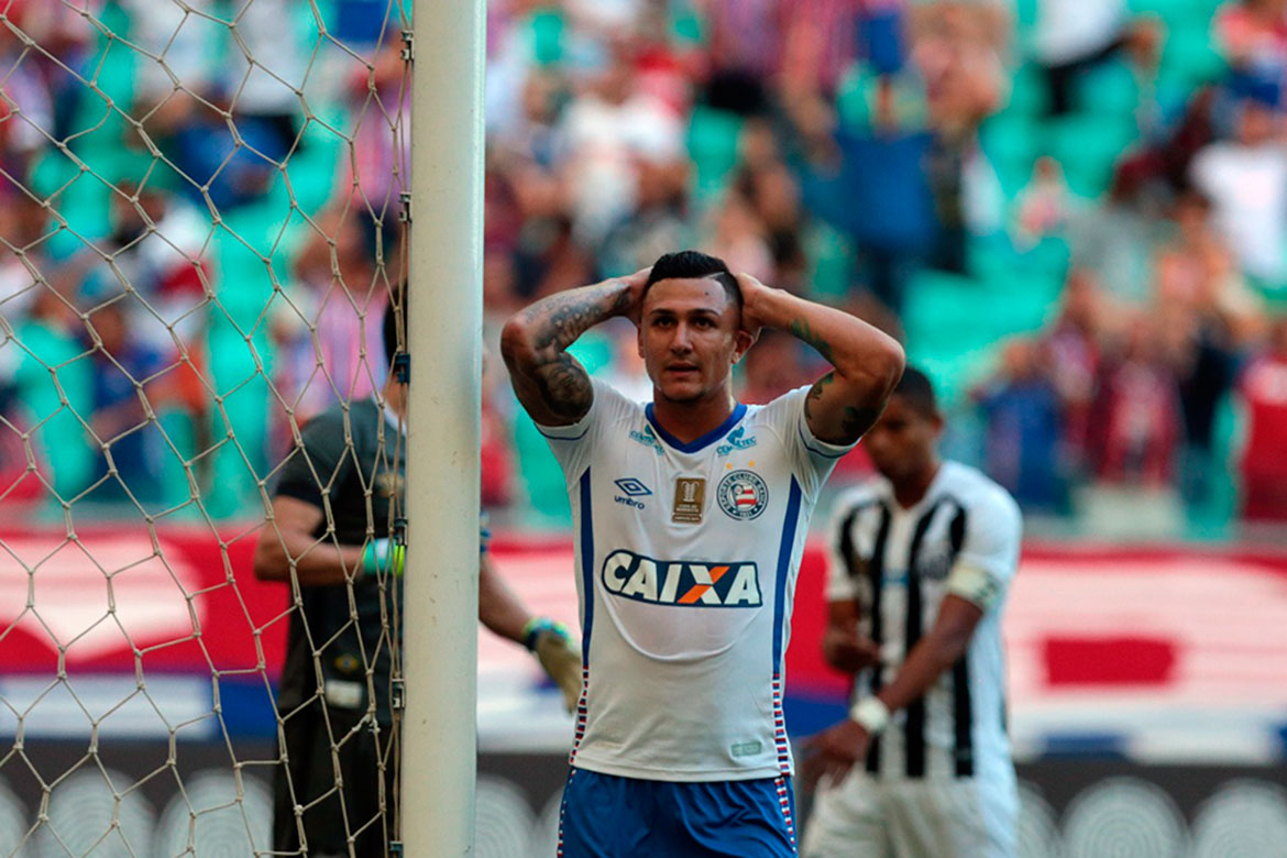 Bahia vence com gol de Brumado no último minuto dos acréscimos
