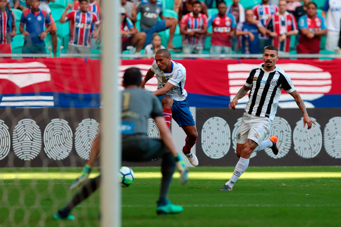 Bahia vence com gol de Brumado no último minuto dos acréscimos