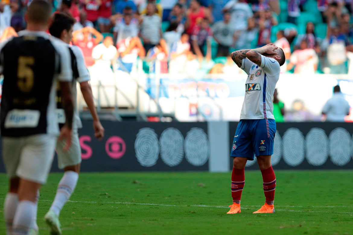 Bahia vence com gol de Brumado no último minuto dos acréscimos