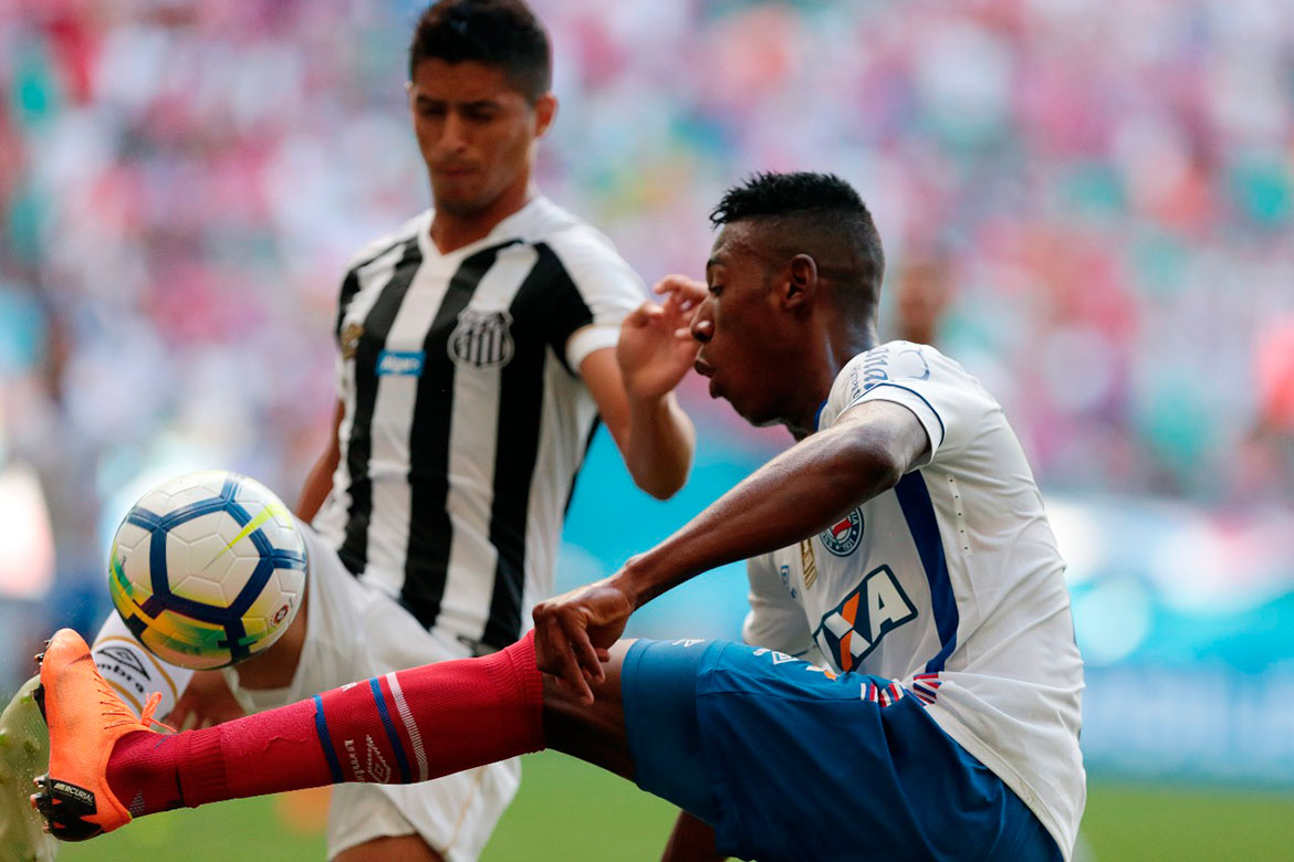 Bahia vence com gol de Brumado no último minuto dos acréscimos