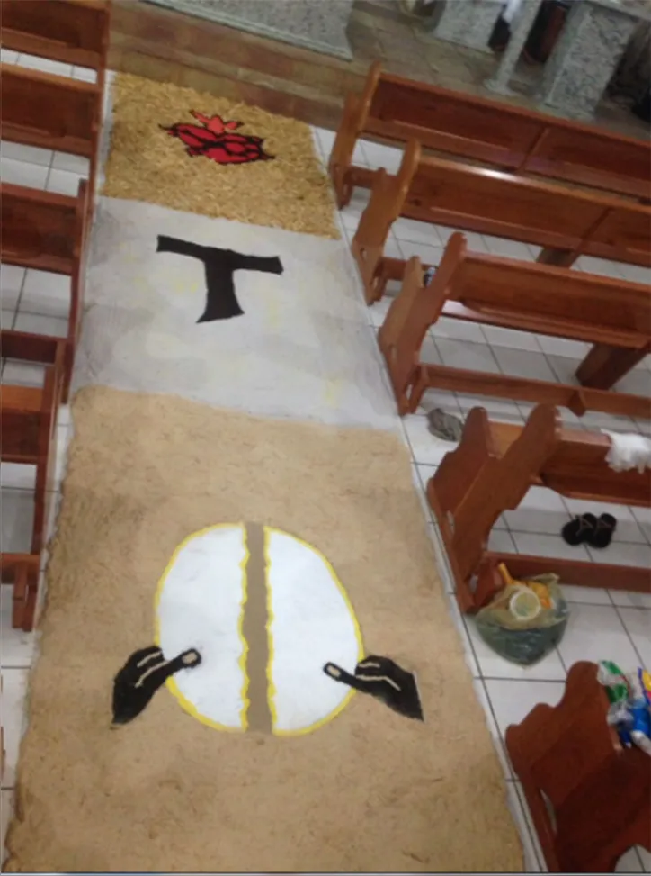 Imagem ilustrativa da imagem Cores e devoção: tradição dos tapetes de Corpus Christi se mantém viva em Salvador