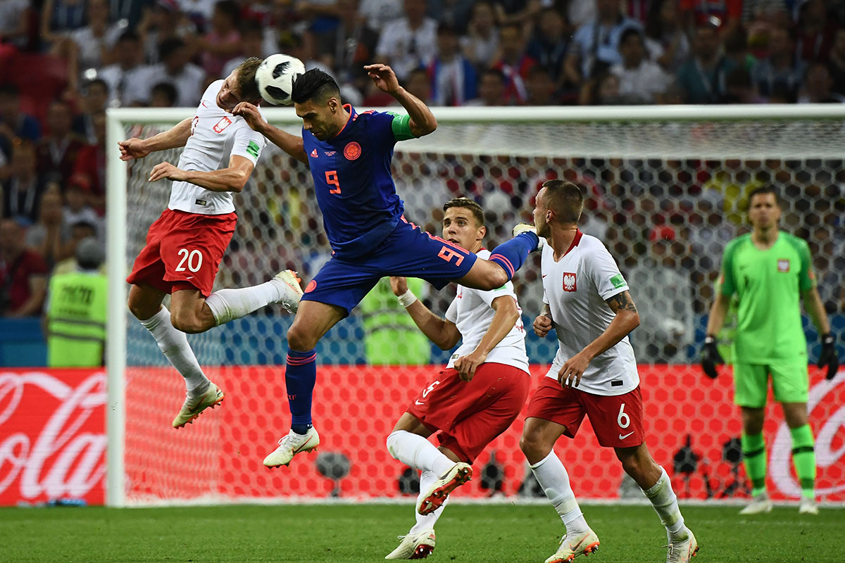 Colômbia faz 3 a 0, reage na Copa do Mundo e elimina Polônia