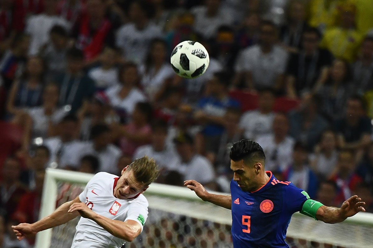 Colômbia faz 3 a 0, reage na Copa do Mundo e elimina Polônia