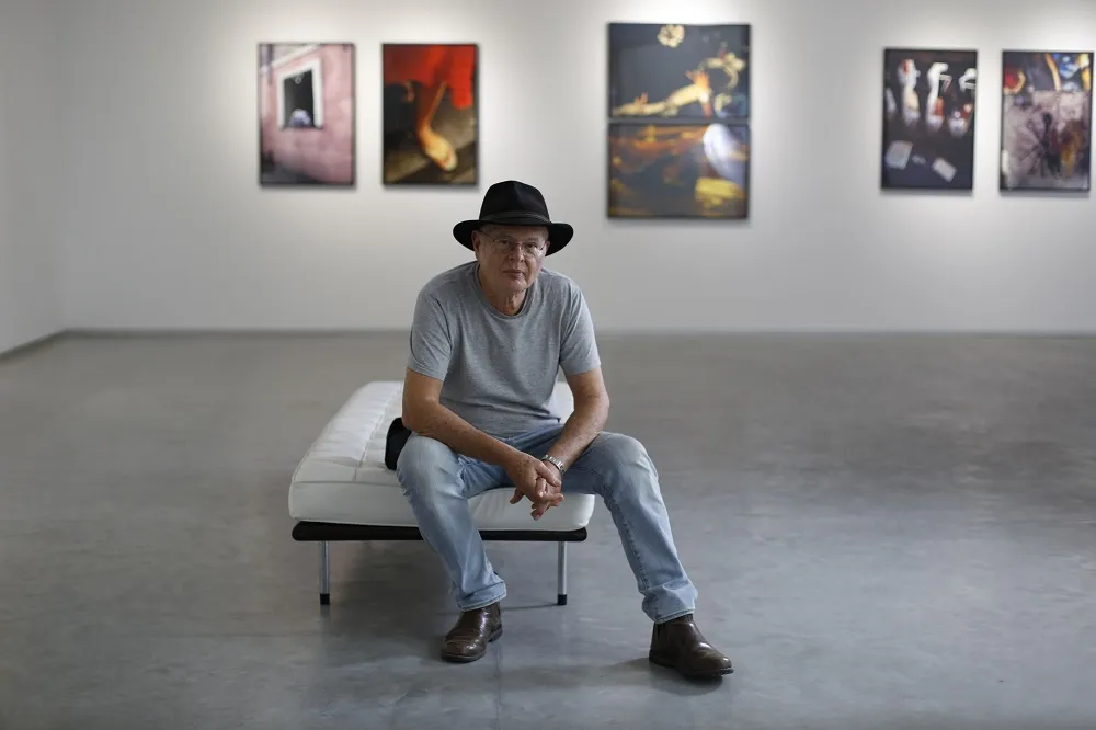 O artista esteve em Salvador para a inauguração da exposição Cabisbaixo no Paraíso