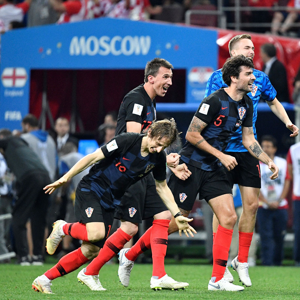De virada, Croácia bate Inglaterra e pela 1ª vez avança à final da Copa do Mundo