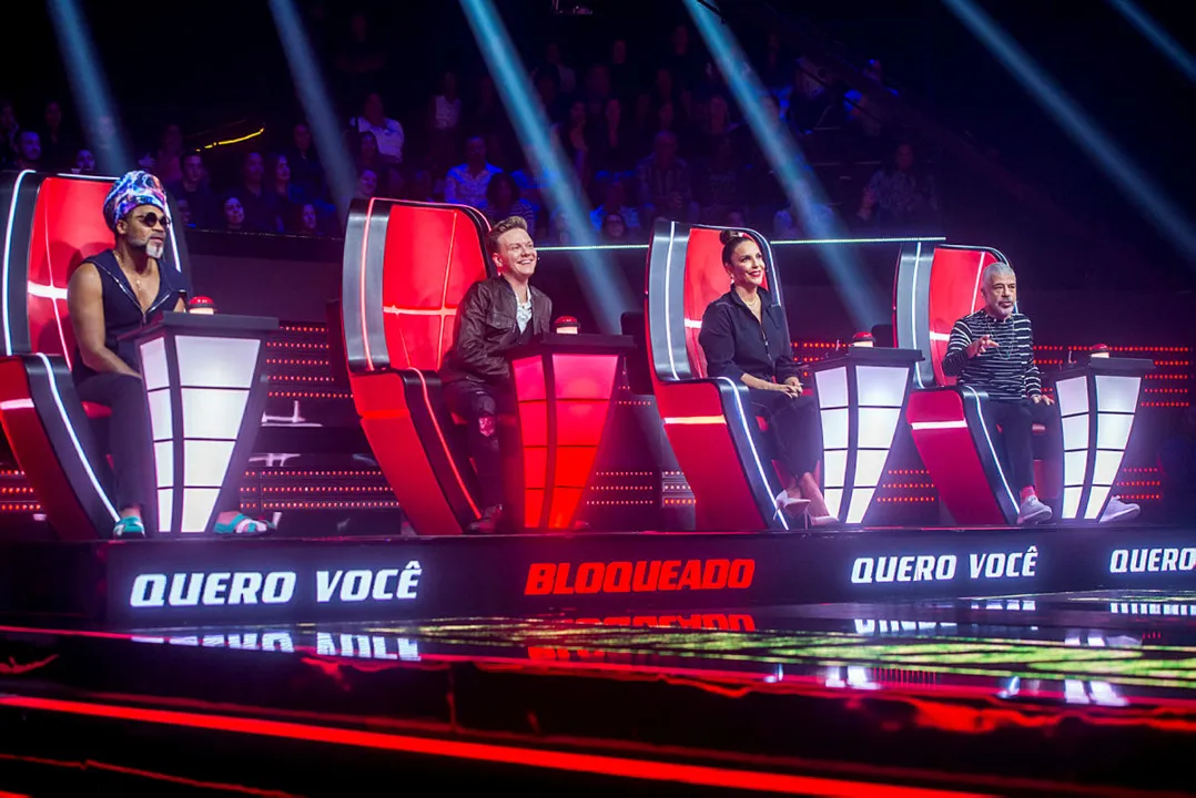 Três dos quatro técnicos possuem cantores baianos em suas equipes