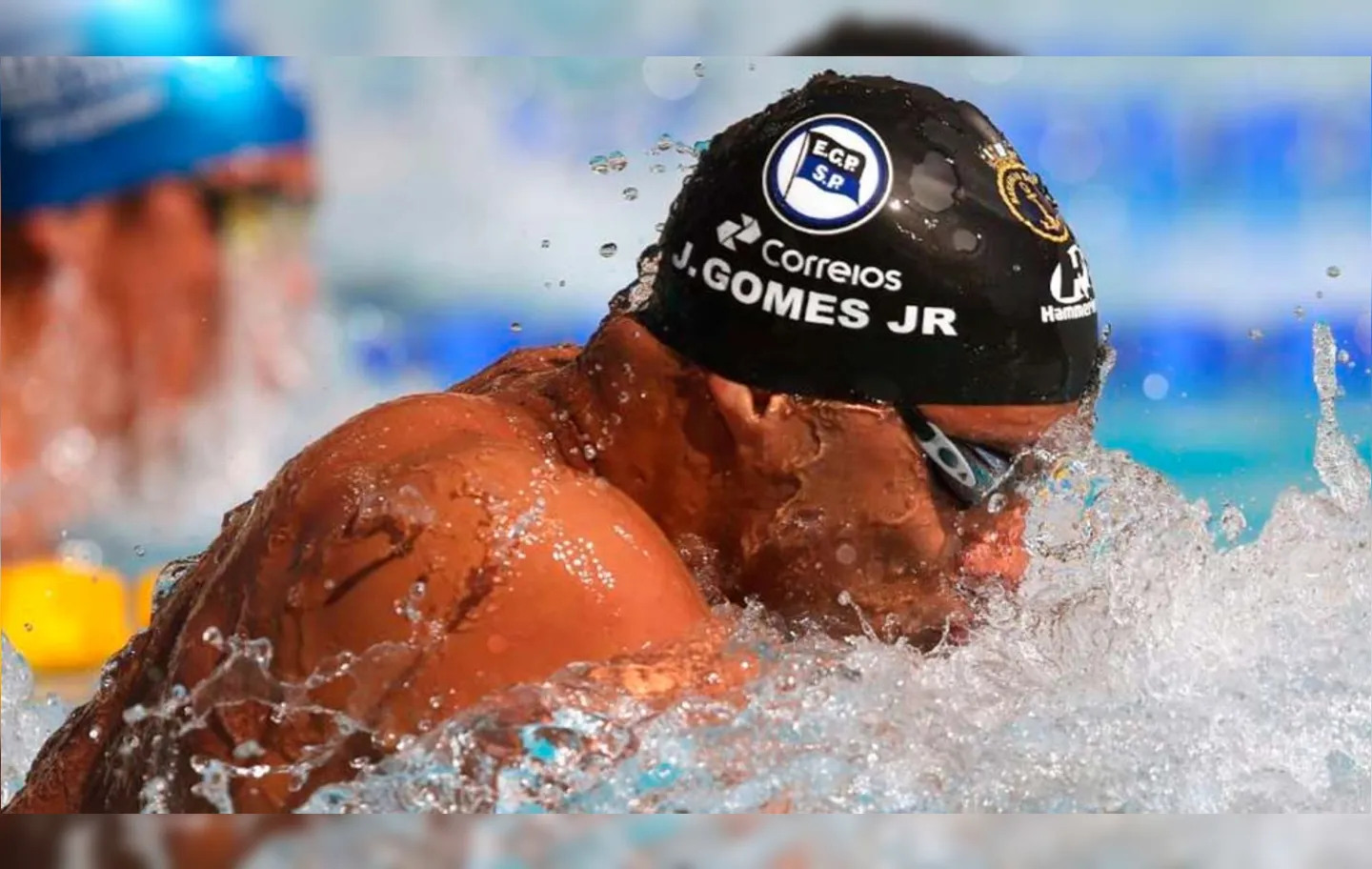 João Gomes Junior assegurou a medalha de bronze na disputa dos 100 metros peito