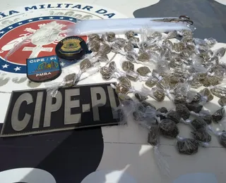 Homem é preso na RMS com mais de 80 trouxas de maconha